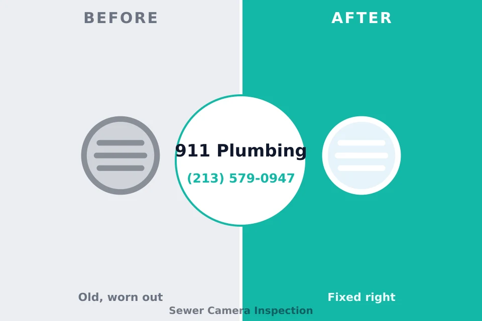 Before and after: plumbing company Paoli, IN